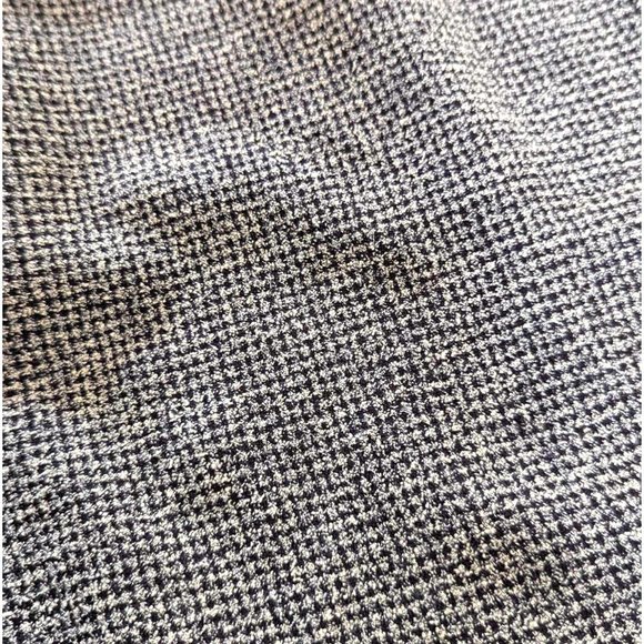 Vintage 90s Tweed Pencil Skirt 12 Black Tan - Picture 5 of 6